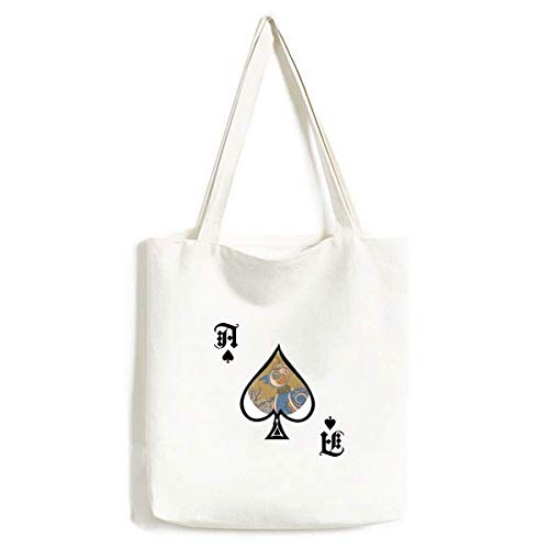 Sac à main avec motif de fleurs dorées Ukiyo-e chic et imprimé original feuilles de poker pour femme