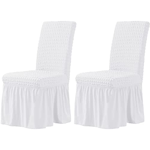 List of Ten Best White Dining Chair Slip Cover Top Picks 2023 Reviews