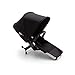 Bugaboo Donkey 3 Twin Erweiterungsset Complete – Verwandelt einen Einzelkinderwagen in einen Zwillingskinderwagen – Faltbarer, leichter Kinderwagen mit schwarzem Sonnendach & Aluminium-Fahrgestell