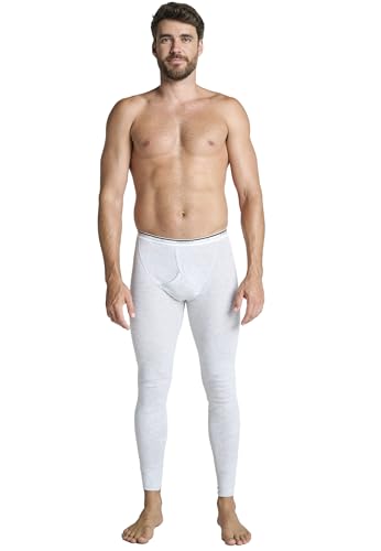 Pantalones largos Jockey Spurt de algodón acanalado con laterales para hombre