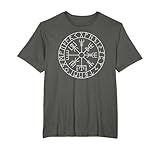 Brújula vikinga del Amuleto de la Suerte Celta Vegvisir Camiseta