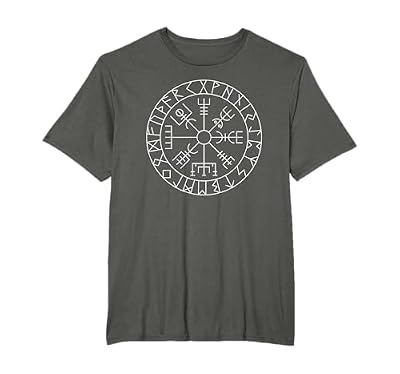 Brújula vikinga del Amuleto de la Suerte Celta Vegvisir Camiseta | Ya disponible en tu tienda friki favorita! En mundofriki.es! Brújula vikinga del Amuleto de la Suerte Celta Vegvisir Camiseta | Ya disponible en tu tienda friki favorita! En mundofriki.es!