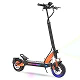 VELOFLOW Trottinette électrique pour adultes, Pneus de 10 pouces, Moteur sans balais de 500W,...