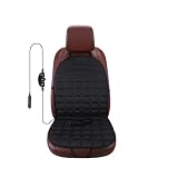 Fxiaobin Winter Kurzplüsch Auto Sitzauflagen Set zum Fahren im Winter‌,BlackSingle-SeatC