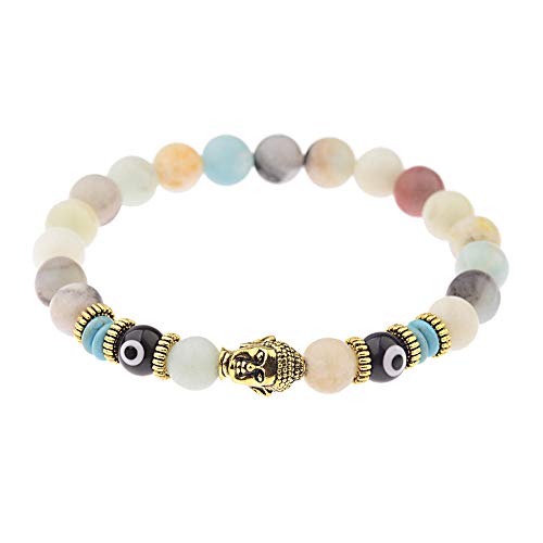 Bracelet en pierre naturelle pour couple d'étudiants | Bijou d'énergie élastique tendance