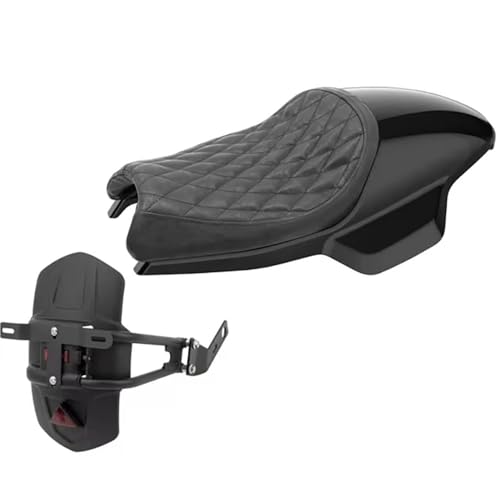 Cojín de asiento doble plano cómodo para evitar dolor de moto 2