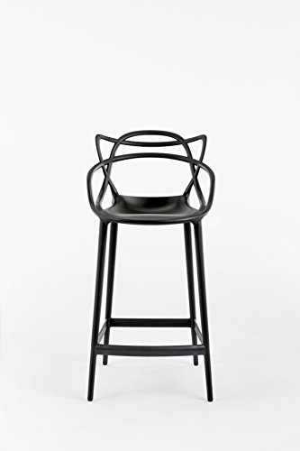 Tabouret Masters Kartell noir 65cm idéal pour bar de cuisine - 5