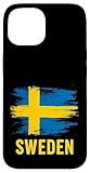 Schwedische Distressed Flag Design