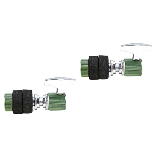 SUPVOX 2pcs Green Clutch Cymbal Jazz Hi-hat Drop Drum Hi-hat Clutch Pedal Precision Metal Release for Jazz Drummers