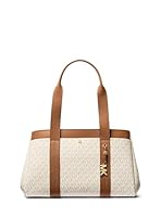 Michael Kors Romee Large Tote, Gold-Tone Hardware/Vanilla/Acorn