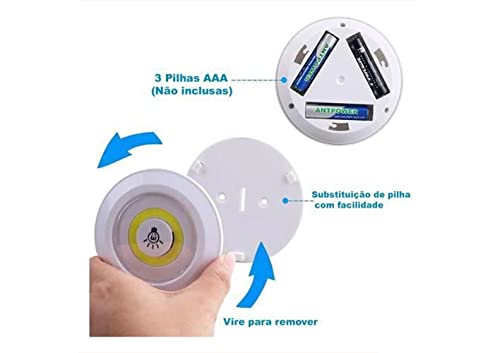 Spot Lâmpada Branco com Controle