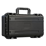 Pjeghbvop Schwarze ABS Grafikkarten Tragetasche mit verstärkter Struktur, fasst bis zu 38 x 17 x 9 cm und 33 x 15 x 8 cm große Geräte ABS Grafikkartenhalter