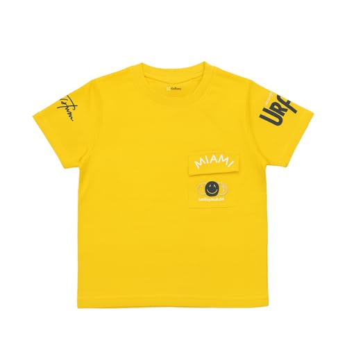 Image of Kidbea Kids Cotton T-Shirt and Shorts Set | Soft Breathable Co-Ord Outfit for Boys | Trendy & Stylish Summer Wear | Boys Clothing Set