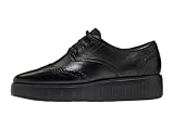Cole Haan Women's Grand City Platform Oxfords, Black/Black, 7.5-B US