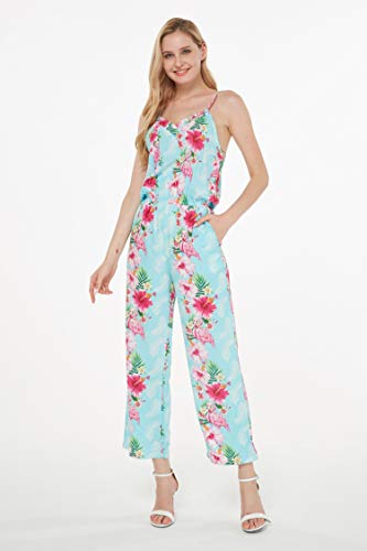 Image of Hawaii Hangover Family Matching Clothes, Pink Hibiscus Vine Turquoise | Family matching Hawaiian outfits, Pink Hibiscus Vine Turquoise, lightweight rayon, machine washable, tropical floral print