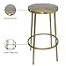 Meridian Furniture Tyson Brushed Gold Iron Counter Stool