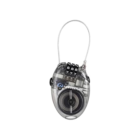 Lifeventure Mini Cable Lock with 70cm Steel Cable Cover