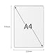 Mikropartikel Whiteboard Tragbar, Magnetbeseitigung Whiteboard papierähnliches Aussehen, wiederverwendbare Schreibtafel, keine Verbrauchsmaterialien Erforderlich Mehrzwecktafeln (A4)