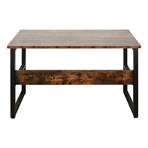 Computer Study Desk with Bookshelf, Large Home Office Desk with Storage and Shelf Industrial Study Writing Drawing Table with Space Saving Design Modern Simple Style Laptop Table - Image 6