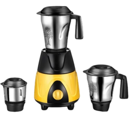 Image of Drumstone (𝟏𝟓 𝐘𝐞𝐚𝐫𝐬 𝐰𝐚𝐫𝐫𝐚𝐧𝐭𝐲) Mixer Grinder with Powerful 750W Motor | 3 Durable Stainless Steel Jars | Efficient Daily Grinding & Blending | Ideal Kitchen Companion