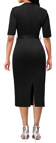 Image of Women's Vintage Pencil Dress Wear to Work