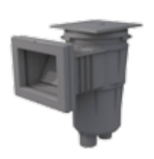 FLUIDRA Skimmers pour piscines de la Marque modèle Skimmer 15 l Pisc. Horm. avec Bouche Standard Couvercle Circulaire Gris Clair