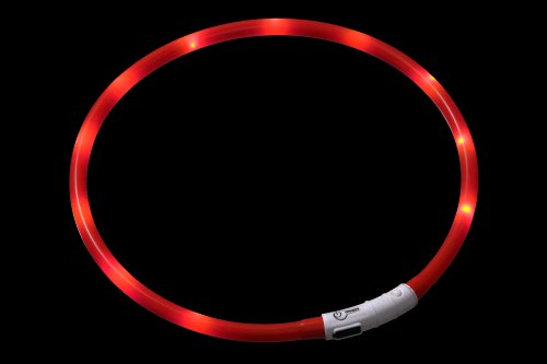 Karlie Visio Light LED Schlauchhalsband L: 20 - 70 cm orange