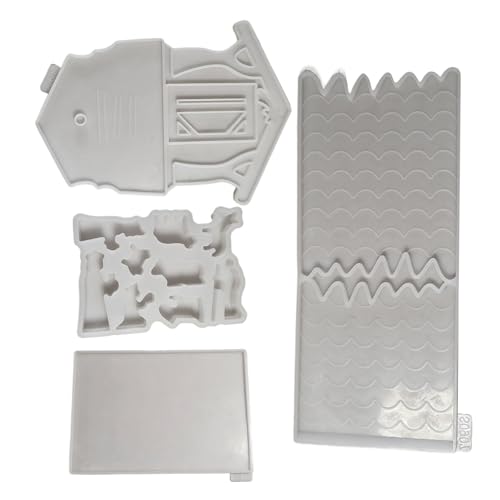 Moule pour crèche de Noël en silicone à offrir pour création résine époxy - 2