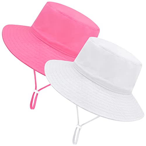 Image of Sarfel Baby Sun Hat Summer Baby Boy Hats UPF 50+ Sun Protection Toddler Hat Bucket for Baby Girl Adjustable Kid Cap