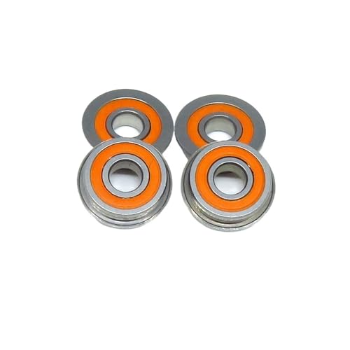 Roulement à bride céramique hybride résistant aux vibrations pour axe 3mm - 5