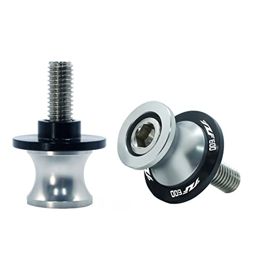 oCNX^h ɓK郄}n YZF600 YZF 600 YZF600RSC YZFR1 YZFR6 2PCS 6MM I[goCXCOA[XC_[Xv[ CNCXCOA[X^hXN[phbN(Silver)