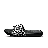 Nike Herren Victori One Slide Print Slipper, Black/White-Black, 42 EU