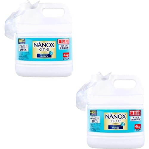 NANOX one 業務用液体洗剤 4kg　２個セット　ナノックスワン ナノックスワン（NANOX one）スタンダード 業務用 洗濯洗剤 濃縮