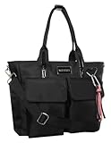 Westies HBJIMBOWE Negro Bolsa tote para Mujer