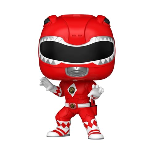 Miniatura 2 de Funko Pop! Movies: Mighty Morphin Power Rangers - Red Ranger | Merchandising Oficial de Superheroes - Figura de Vinilo Coleccionable para Decoración - Regalo Friki de Cumpleaños
