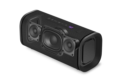 Sony ULT Field 5 - Enceinte Portable Bluetooth puissante, Batterie 25 Heures, 2 Modes ULT Power Sound, IP67, étanche à l'eau et à la poussière, éclairage à 360°, bandoulière Amovible, compacte - Noir