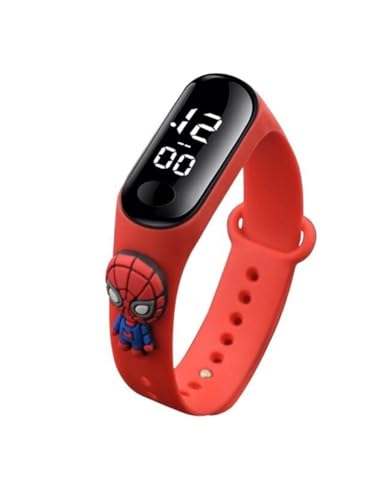 JABEDE - Orologio Digitale Bambino, Orologio Supereroe Bambino, per bambini da 3 a 10 anni, orologio bambino digitale supereroe, orologio...