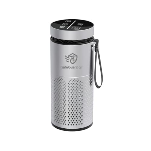 Image of Car Air Purifier with True H13 HEPA filtration & Smart Touch Display | 3-Speed Airflow | Ultra-Quiet | Cup Holder Design | Portable Air Purifier | Battery Operated