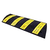 KIYILIHI Speed Bump,Road Rubber Speed Bump,Car Speed Bump,Suitable for Asphalt Concrete Gravel Driveway, 85235