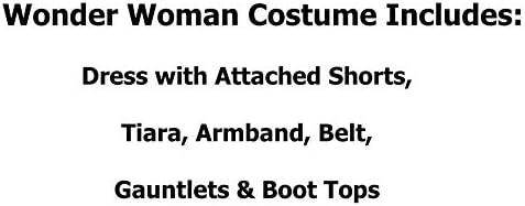 Rubie's Women's Wonder Woman With Boot Tops Adult Sized Costume