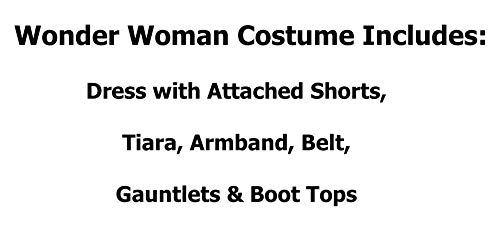 Rubie's Women's Wonder Woman With Boot Tops Adult Sized Costume