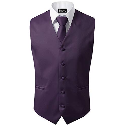 3 Pcs Vest + Tie + Hankie Men's Fashion Formal Dress Suit Slim Tuxedo Waistcoat Coat
