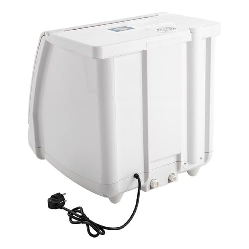 Mini zmywarka, zlewozmywak stołowy, wolnostojący, 5 trybów, mini zmywarka do naczyń, blat roboczy, przenośny zlewozmywak stołowy, suszenie na ciepłym powietrzu, kolor biały, 800 W, 5 l