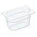 Produktbild Kadida Gastronormbehälter -GN 1/9- GN Pans Gastro Behälter aus Polycarbonat PC, Verschiedene Höhen erhältlich, Größe: 1/9-100mm