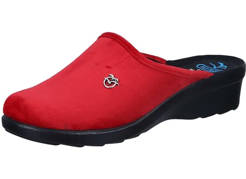 Fly Flot Zuecos para Mujer 330043, Talla:39 EU, Color:Rojo
