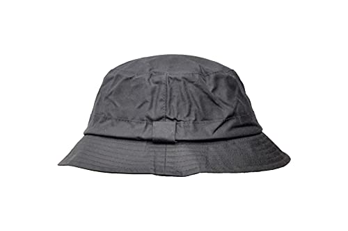 Walker and Hawkes Unisex Wax Hanford Bucket Hat - Stylish & Durable Outdoor Headwear for All Seasons, Navy - 3X-Large