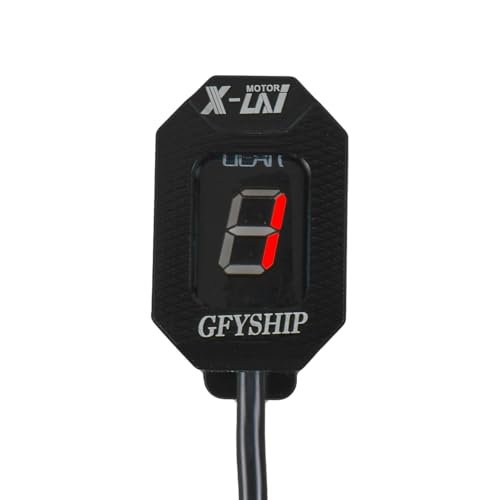 Pour Yamaha BT1100 Bulldog/Diversion NON ABS/Drag Star/FZ-16 / FZ-S Indicateur de rapport pour moto à commande tactile BT 1100 (Red+H)