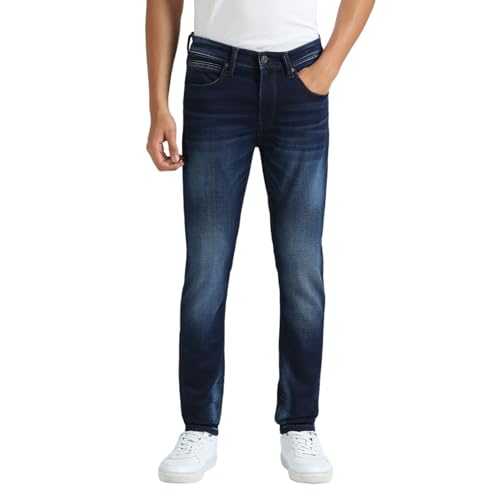 Image of Pepe Jeans Men's Straight Fit Jeans | Mid Rise | Chinox | Jeans for Man