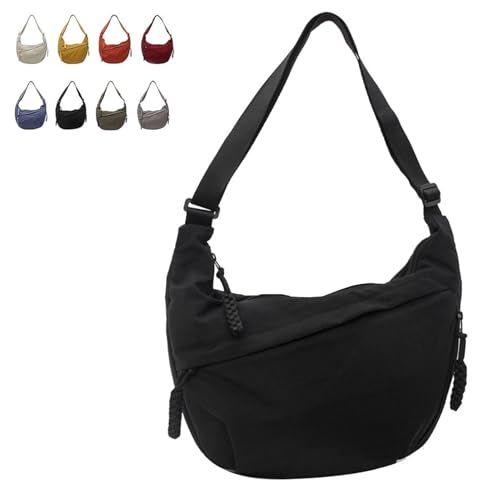 Limorence Women's Fashion Plain Color Nylon Crossbody Bag, Limorence Nylon Crossbody Bag For Women