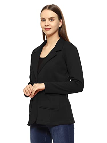 Image of ROARERS WOMEN REGULAR LENGTH POLY FLEECE SOLID COAT